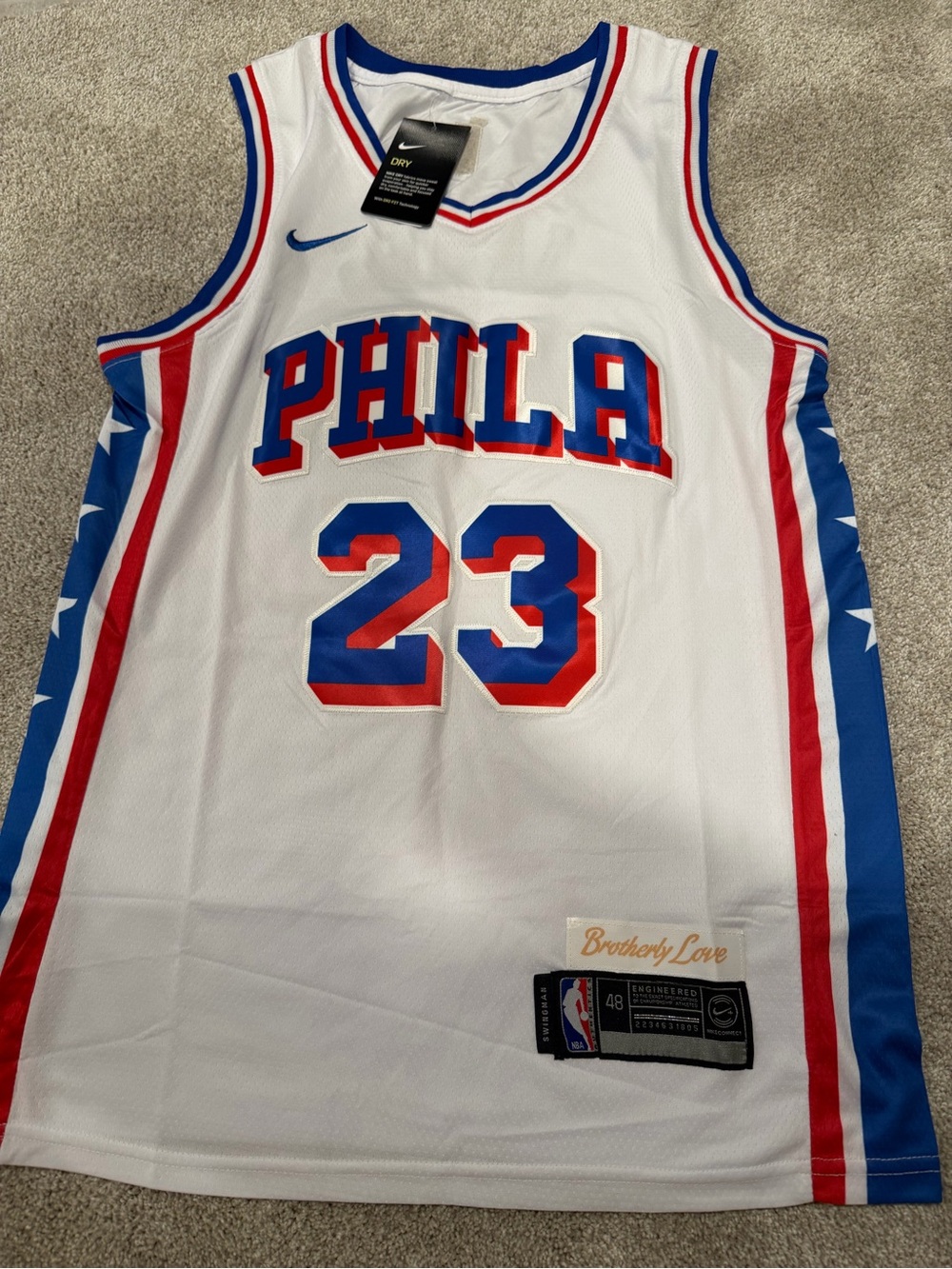 Nike Philadelphia 76ers new LeBron James #23 jersey